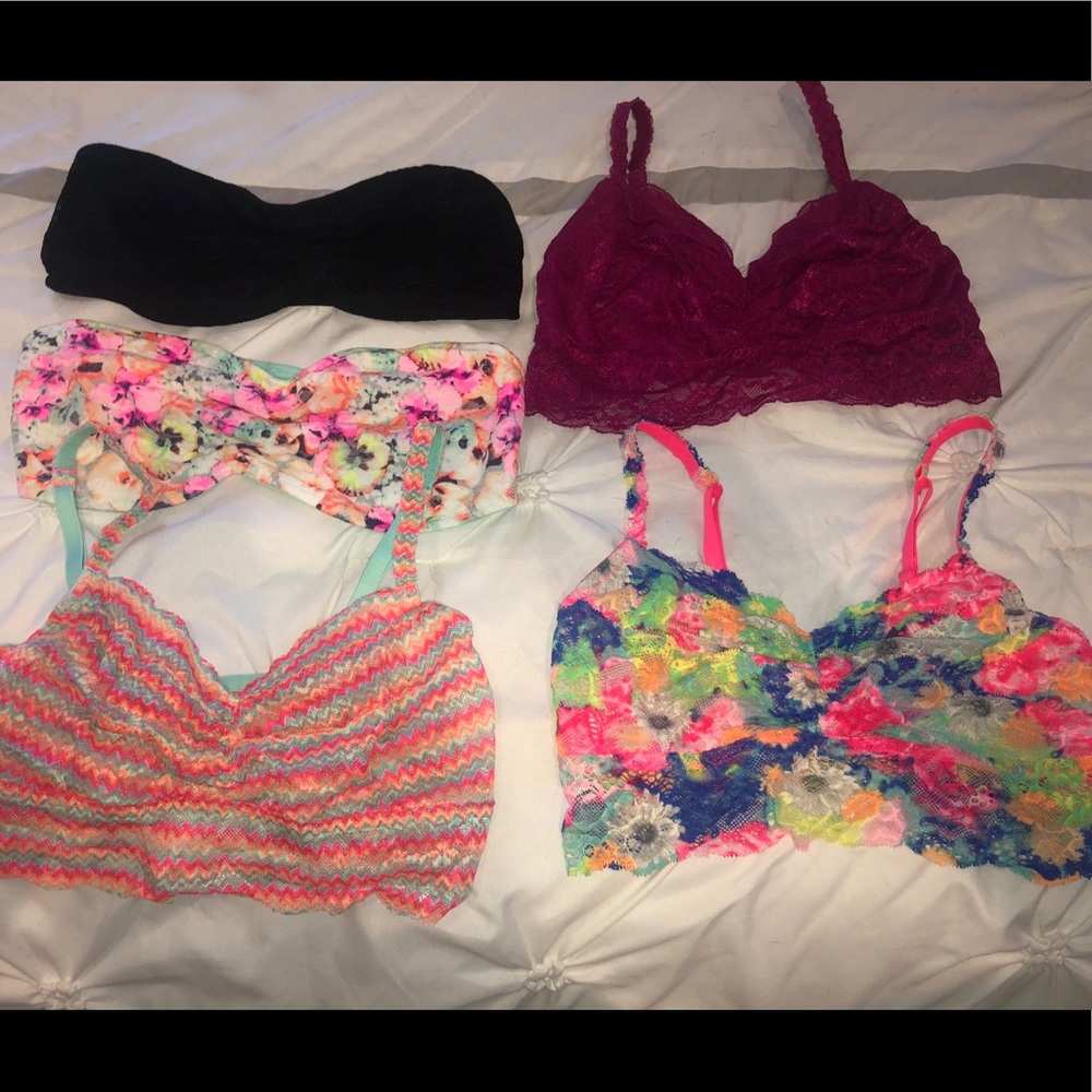 VICTORIAS SECRET PINK BRALETTES